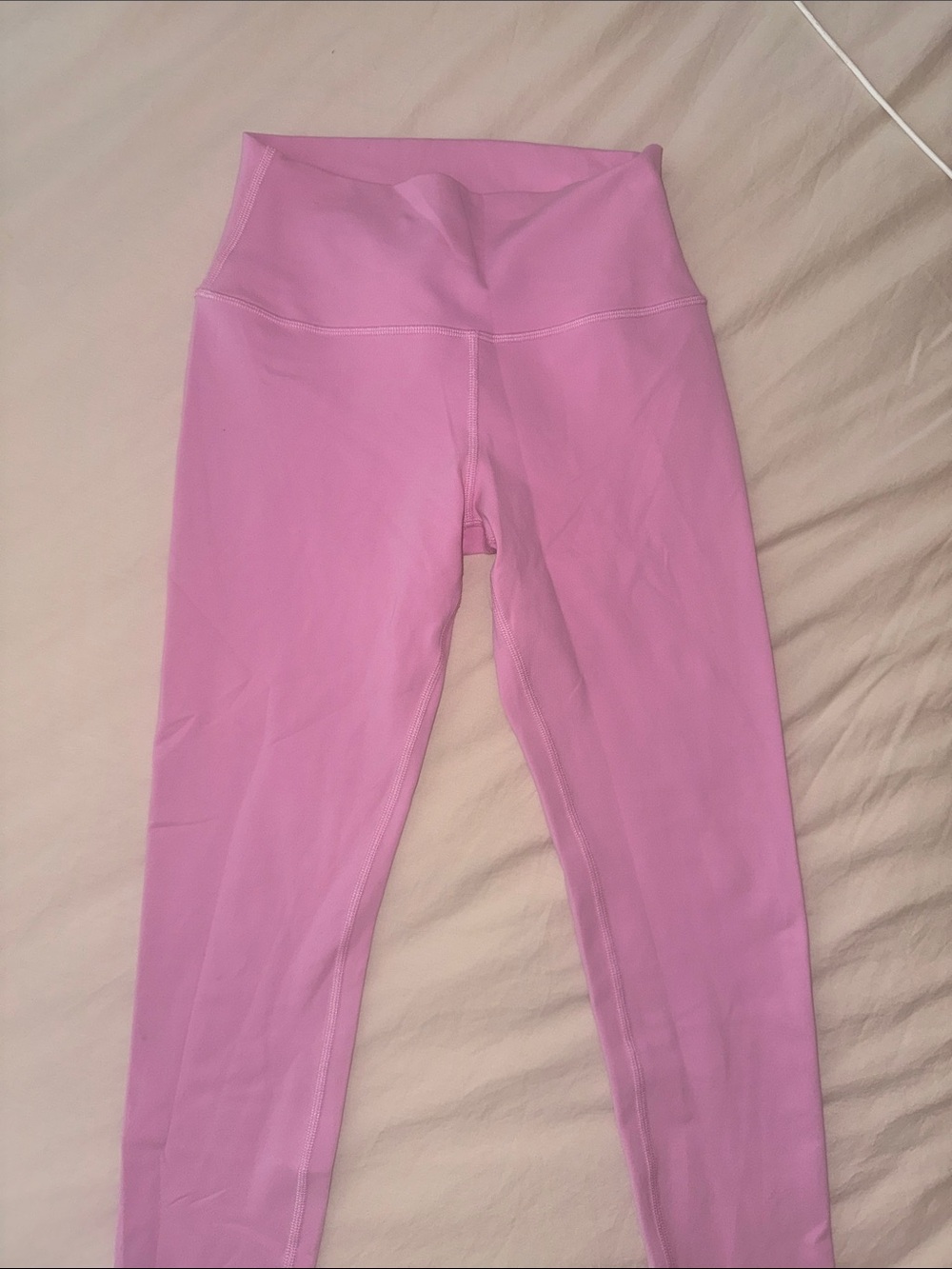 High-Waist Pink Active Leggings
